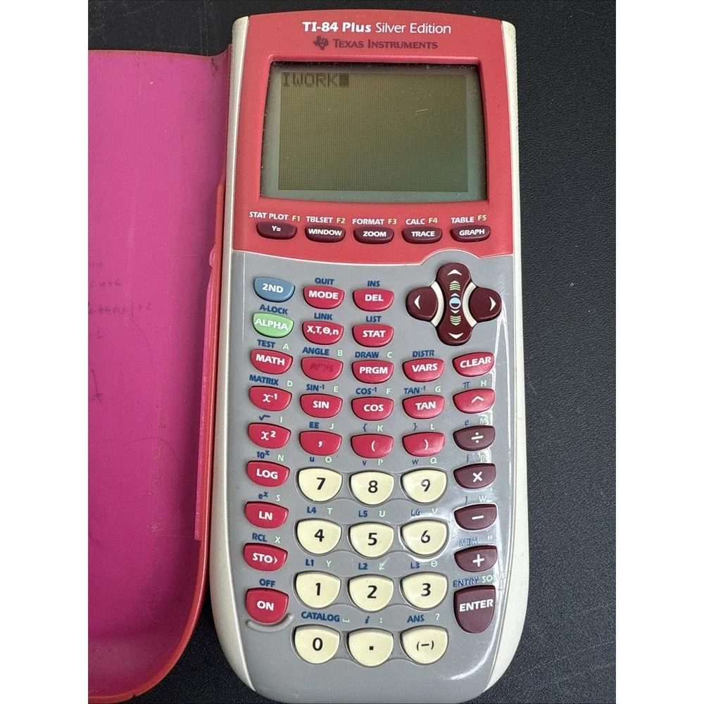Ti-84‎ Plus Silver Edition Texas Instruments Graphing Calculator HOT PINK